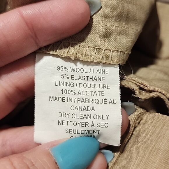 Holt Renfrew- wide leg wool pants - Picture 6 of 6